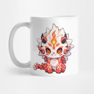 Cute Chibi Pixiu Creature Mug